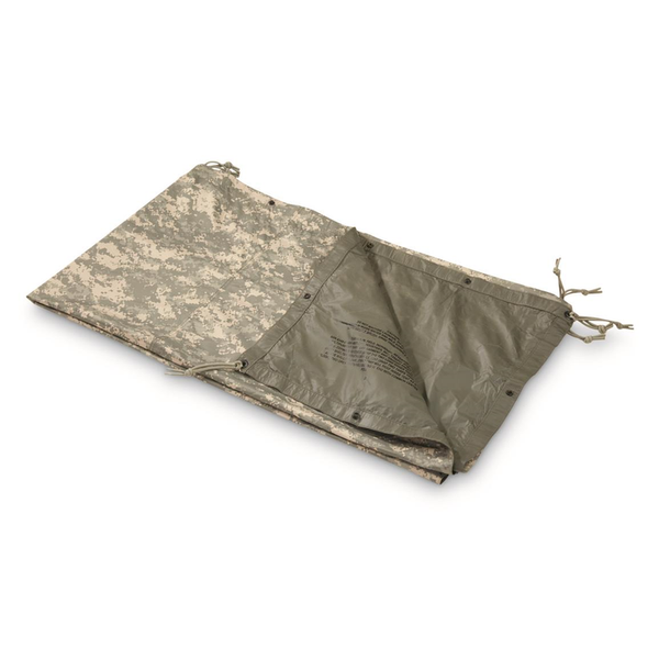 Тент GI Nylon Reversible Tarp&mdash; ACU/Foliage, Like New GI-TARP-ACU FOL-LN фото