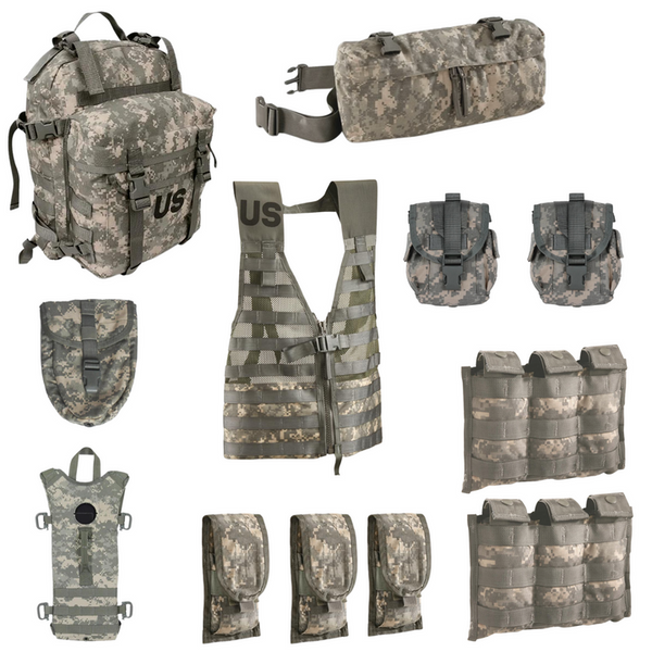 Рюкзак з підсумками 12 Piece MOLLE Rifleman Kit — New GI-12PC RIFLEM KIT SEI-N фото